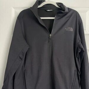 North face grey zip up